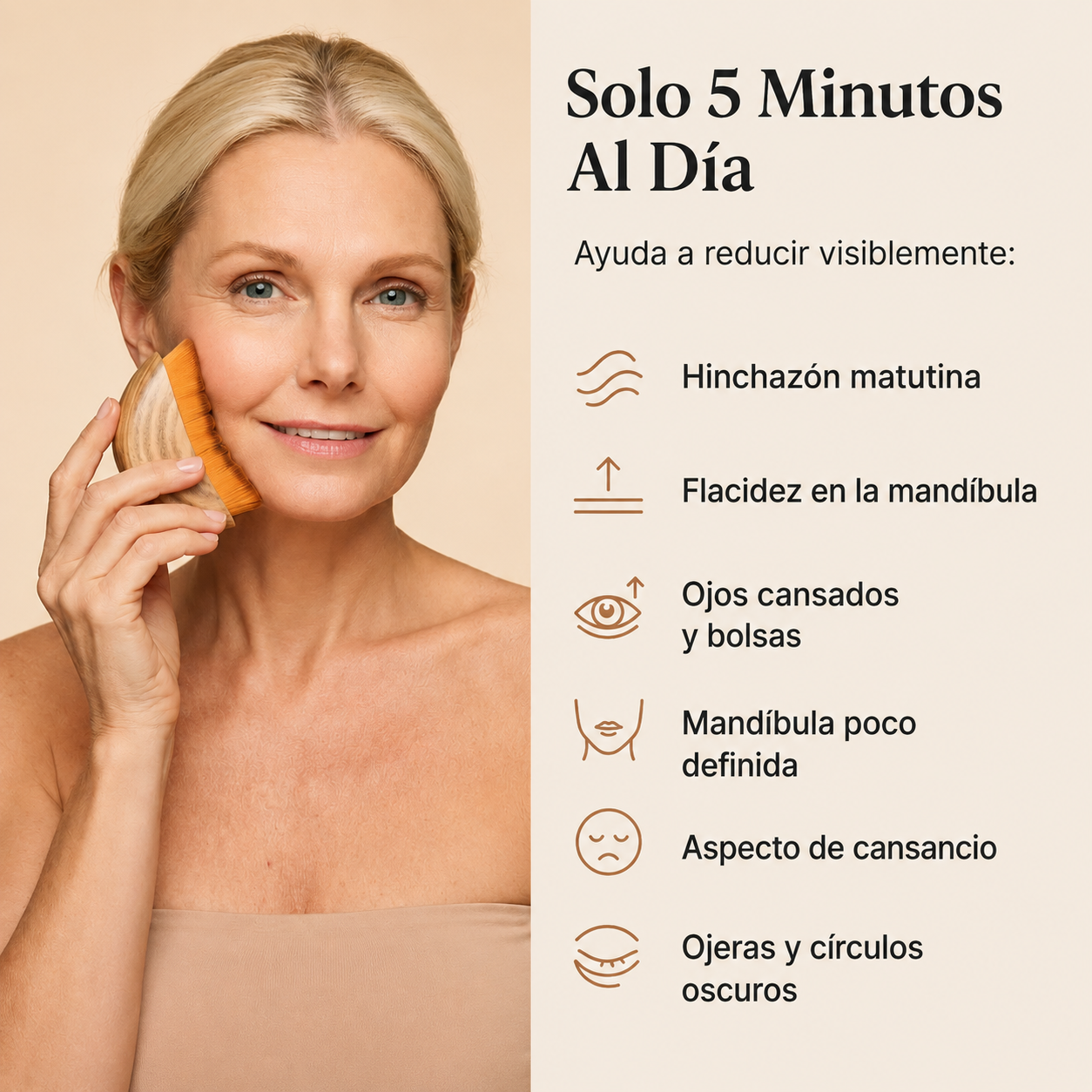 Cepillo Facial Linfático - Skinova
